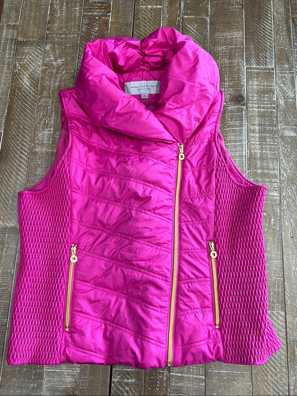 Marc New York Bright Pink Puffer Coat